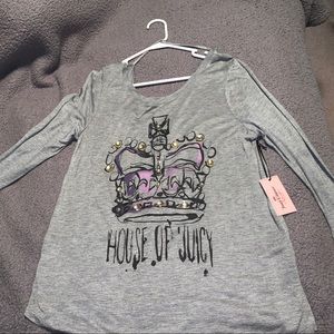 Juicy couture long sleeve shirt